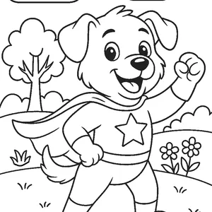 Dog super hero