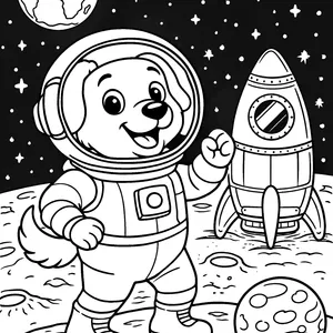 3 Dog in space
