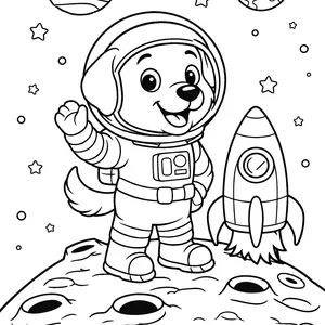 4 Dog in space