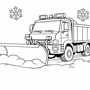 Snow Plow Truck