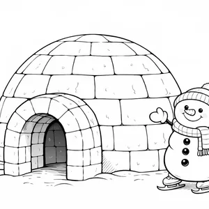 Сніговик в іглу