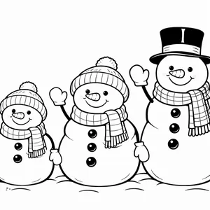 Родина сніговиків