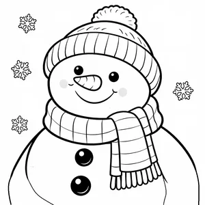 Усміхнений сніговик