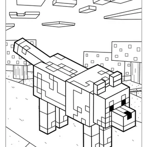 Detailed-Coloring-Page-Of-Minecraft-Dog-1583x2048