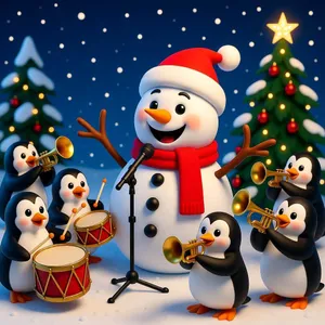 Сніговик і музика
